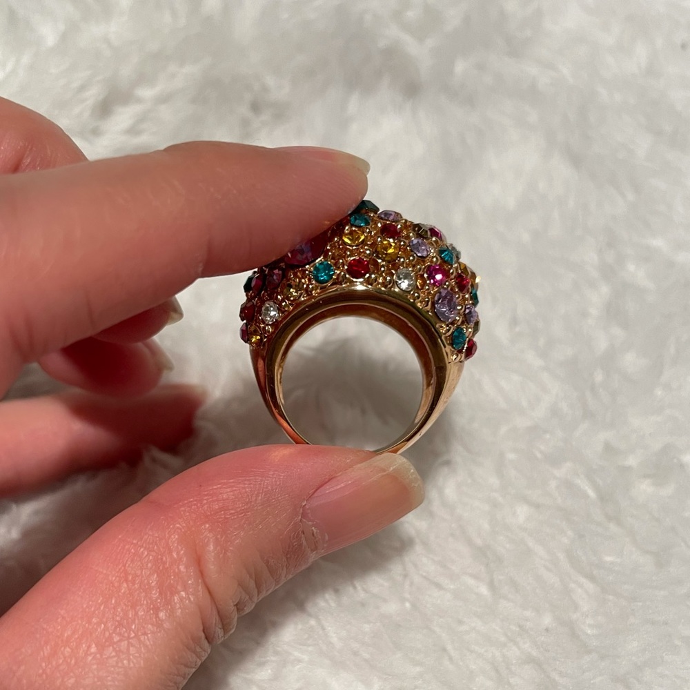 18K RGP Multicolor Fashion Ring - Picture 3 of 9